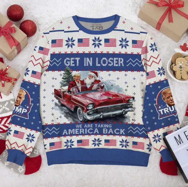 Trump Christmas Ugly Sweater