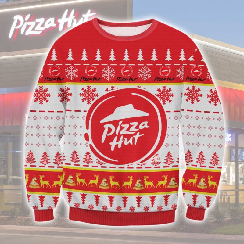 Pizza Hut Ugly Sweater