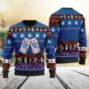 Pabst Blue Ribbon Snowflakes Ugly Sweater