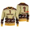 Personalized Captain Morgan Reindeer Christmas Ugly Sweater