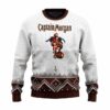 Personalized Captain Morgan Winter Reindeer Ugly Sweater