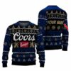 Personalized Coors Banquet Pine Tree Snowing Christmas Ugly Sweater