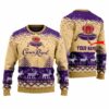 Personalized Crown Royal Reindeer Christmas Ugly Sweater