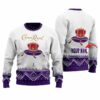 Personalized Crown Royal Winter Reindeer Ugly Sweater