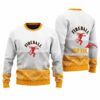 Personalized Fireball Winter Reindeer Ugly Sweater