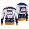 Personalized Hamm's Reindeer Christmas Ugly Sweater