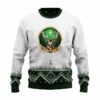 Personalized Jagermeister Winter Reindeer Ugly Sweater