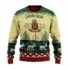 Personalized Jameson Reindeer Christmas Ugly Sweater