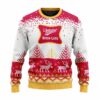 Personalized Miller High Life Reindeer Christmas Ugly Sweater