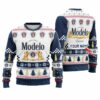 Personalized Modelo Christmas Star Ugly Sweater