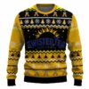 Personalized Twisted Tea Pine Tree Snowing Christmas Ugly Sweater