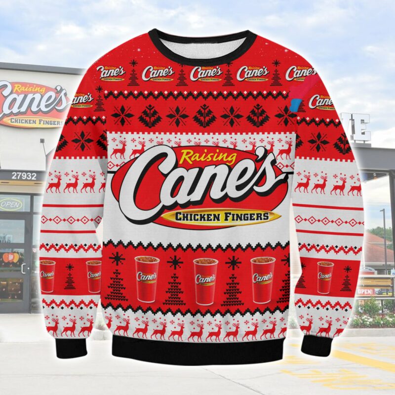 Raising Cane's Ugly Sweater