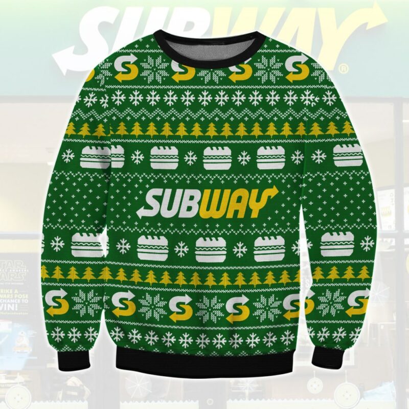 Subway Christmas Sweater