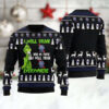 Grinch I Will Drink Pabst Blue Ribbon Everywhere Ugly Christmas Sweater