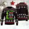 Grinch I Will Drink Budweiser Everywhere Ugly Christmas Sweater