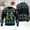 Grinch I Will Drink Bud Light Everywhere Ugly Christmas Sweater