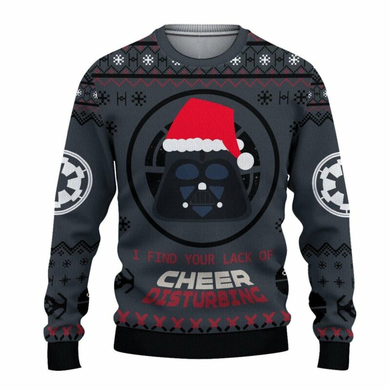 Darth Vader Cheer Christmas Ugly Christmas Sweater