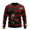 Freddy Krueger Christmas Christmas Ugly Sweater Mens