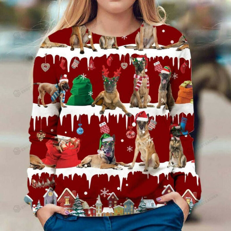 Belgian Malinois Ugly Sweater