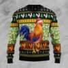 Rooster Cute Gift Ugly Christmas Sweater