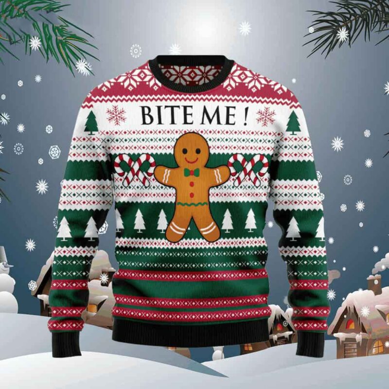 Christmas Cookies Bite Me – Ugly Christmas Sweater