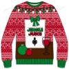 [The best selling] Jingle Juice Beverage Ugly Xmas Sweater