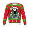 Beard For Your Pleasure Funny Christmas Ugly Sweater