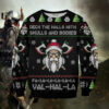 Viking Santa Claus Dragon Ugly Sweater