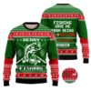 Bass Fishing Merry Fishmas Ugly Sweater pattern Long Sleeve Fishing Shirts, Christmas Fishing gifts