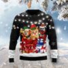 Christmas Ugly Sweater Cat Gifts Noel Funny Sweater Gift