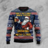 Aint No Laws When You’re Drinking With Claus Ugly Christmas Sweater