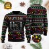 Autism Ugly Christmas Sweater With Variations, It’s Not A Disability It’s A Different Ability