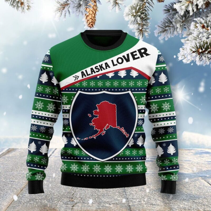 Alaska Lover Ugly Christmas Sweater