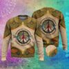 Hemp Weeds Mandala Hippie Real Trippy Abstract Psychedelic 3D Sweater