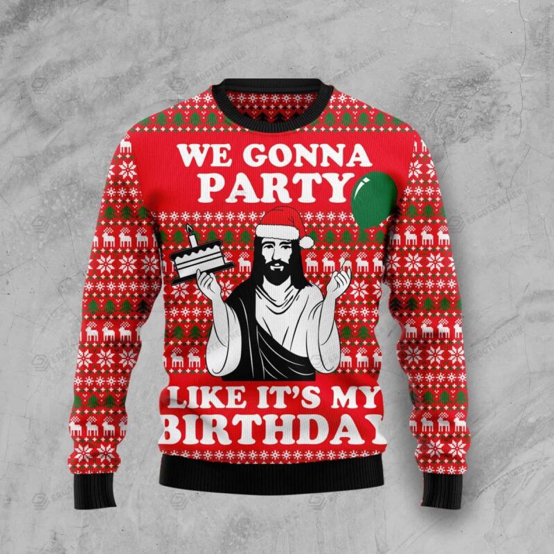 Christian Party Ugly Christmas Sweater Thankgiving Gift Men Women