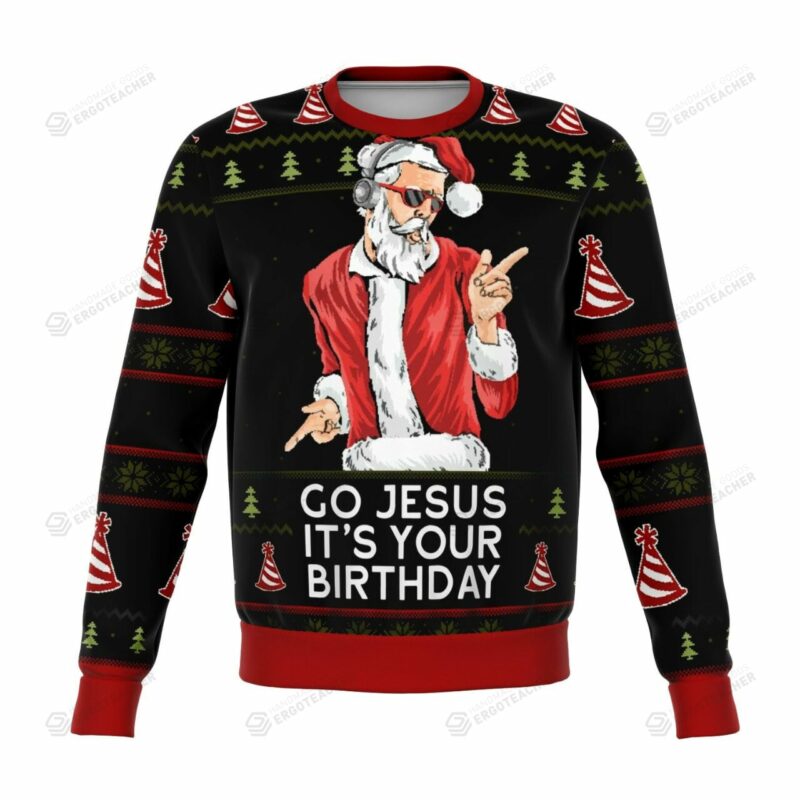 Jesus Birthday Funny Ugly Sweater