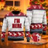 I'M HERE Ho Ho Ho For Dog Lover Ugly Sweater