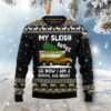 My Sleigh Broke So Now Am School Bus Driver Ugly Sweater