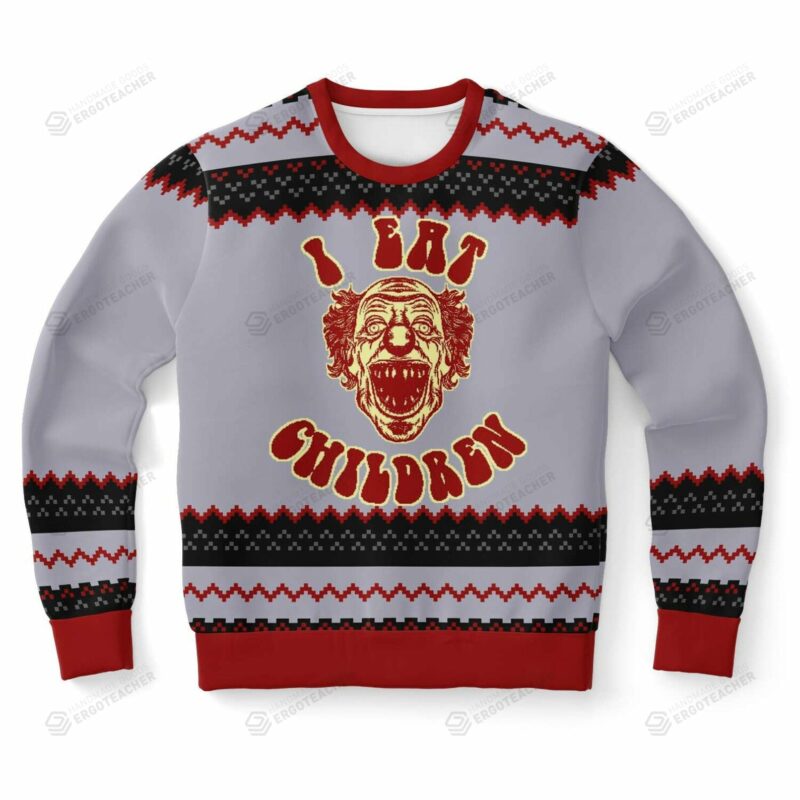 I Eat Children Ugly Sweater Unisex Holiday Ugly Christmas Sweater