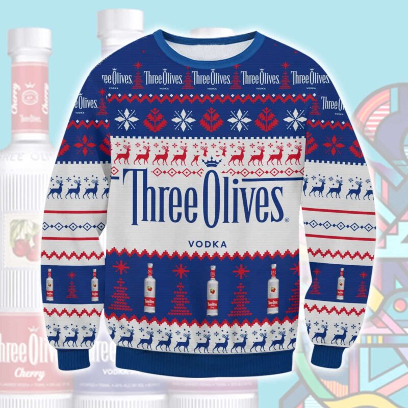 Three Olives Vodka Ugly Sweater