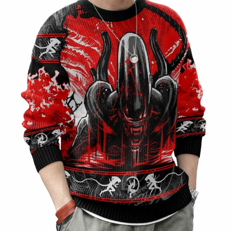 Xenomorph Alien Ugly Sweater