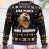 Thanos Less People More Bourbon Ugly Christmas Sweater