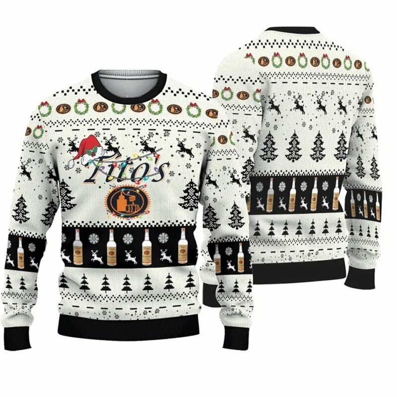 Tito's Christmas Peaceful Night Ugly Sweater