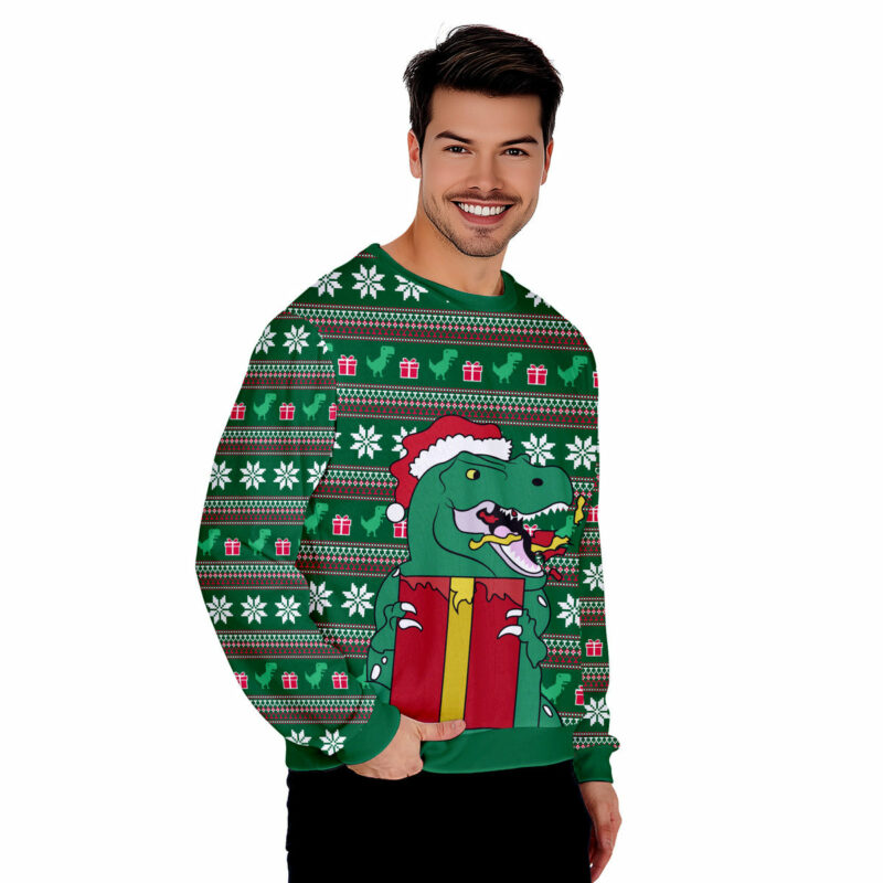 Dinasour Funny Ugly Christmas Sweater