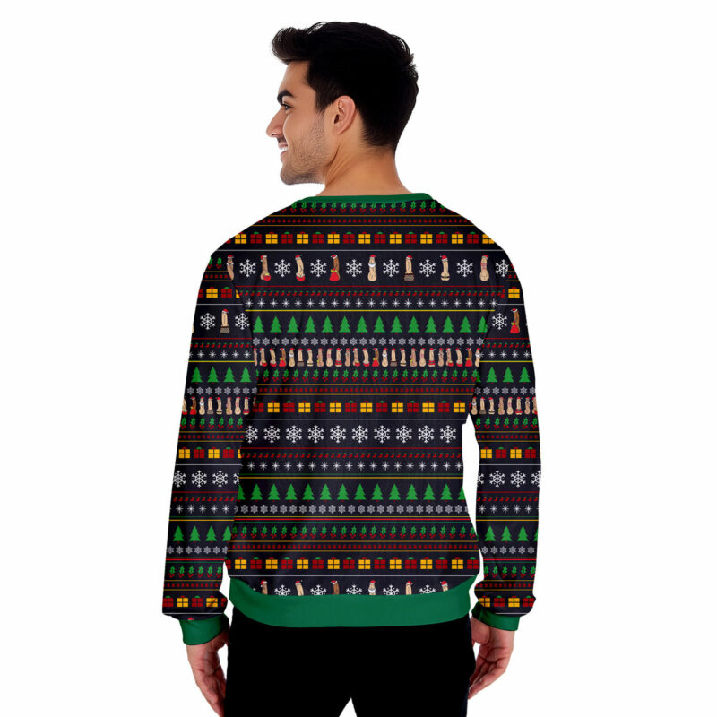 Merry Dickmas Funny Ugly Christmas Sweater