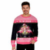 Flamingo Tis The Season Merry Flocking Funny Ugly Christmas Sweater