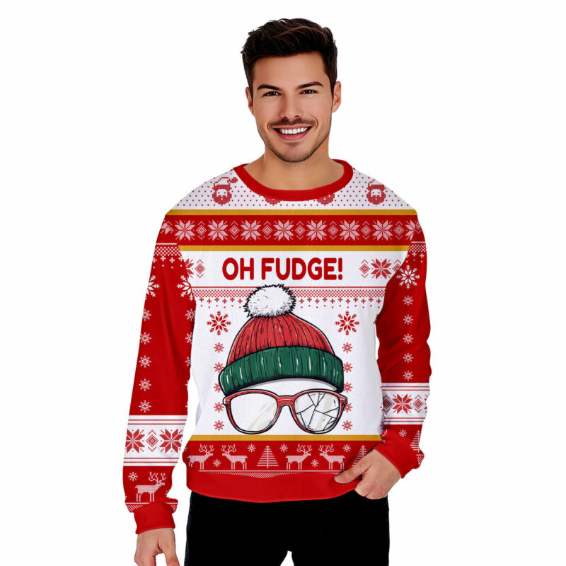 Oh Fudge! Funny Ugly Christmas Sweater