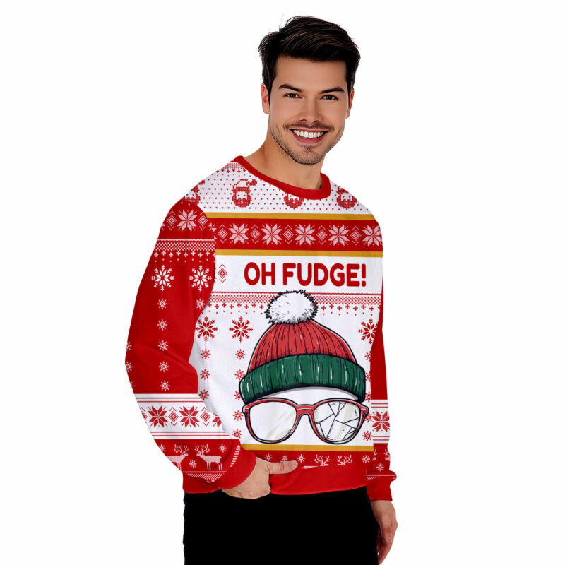 Oh Fudge! Funny Ugly Christmas Sweater