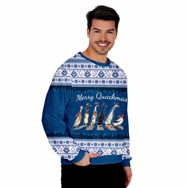 Merry Quackmass Funny Ugly Christmas Sweater