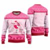 Funny Flamingo Playing Guitar Ugly Christmas Sweater